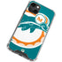 NFL Miami Dolphins Retro Logo iPhone 15 Plus Clear Case
