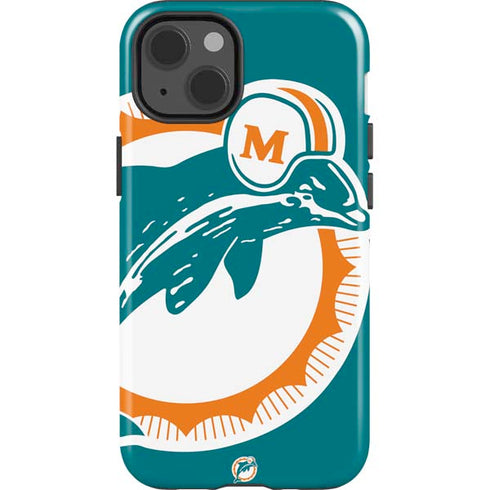 NFL Miami Dolphins Retro Logo iPhone 14 Impact Case