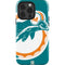 NFL Miami Dolphins Retro Logo iPhone 14 Pro Impact Case