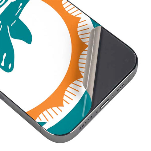 NFL Miami Dolphins Retro Logo iPhone 14 Pro Max Skin