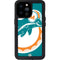 NFL Miami Dolphins Retro Logo iPhone 14 Pro Max Waterproof Case
