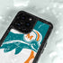 NFL Miami Dolphins Retro Logo iPhone 14 Pro Max Waterproof Case
