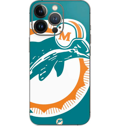 NFL Miami Dolphins Retro Logo iPhone 14 Pro Skin