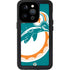 NFL Miami Dolphins Retro Logo iPhone 14 Pro Waterproof Case