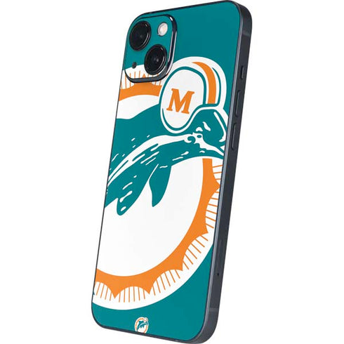 NFL Miami Dolphins Retro Logo iPhone 14 Skin