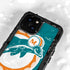 NFL Miami Dolphins Retro Logo iPhone 15 Plus Waterproof Case