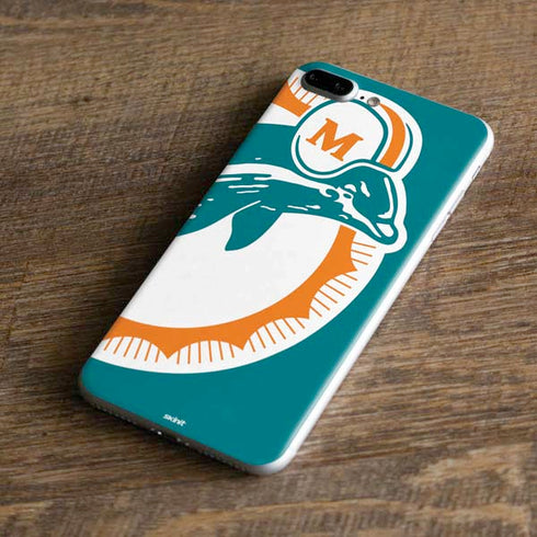 NFL Miami Dolphins Retro Logo iPhone 8 Plus Skin