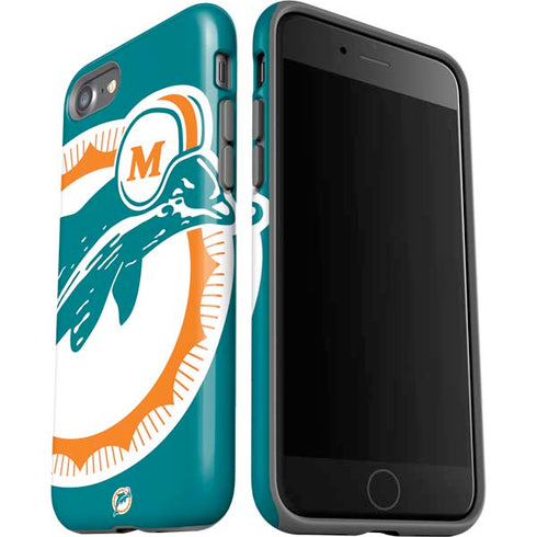 NFL Miami Dolphins Retro Logo iPhone SE (2nd & 3rd Gen) Pro Case
