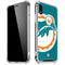 NFL Miami Dolphins Retro Logo iPhone XR Clear Case