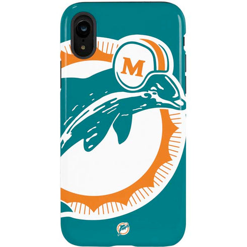 NFL Miami Dolphins Retro Logo iPhone XR Pro Case