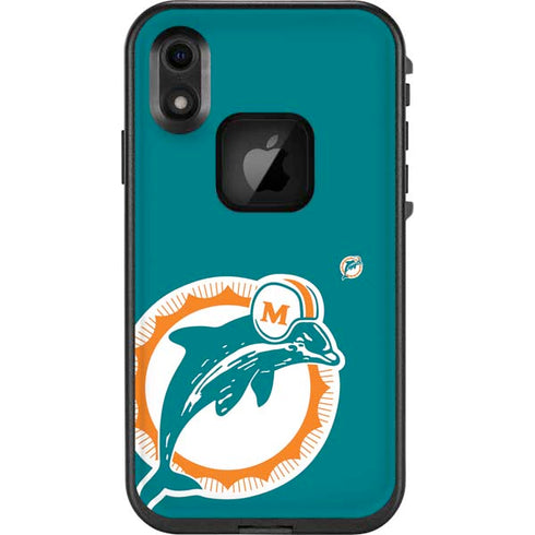 NFL Miami Dolphins Retro Logo LifeProof Fre iPhone Skin