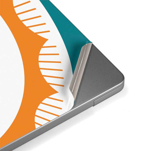 NFL Miami Dolphins Retro Logo MacBook Pro 14in (2021-24) Skin