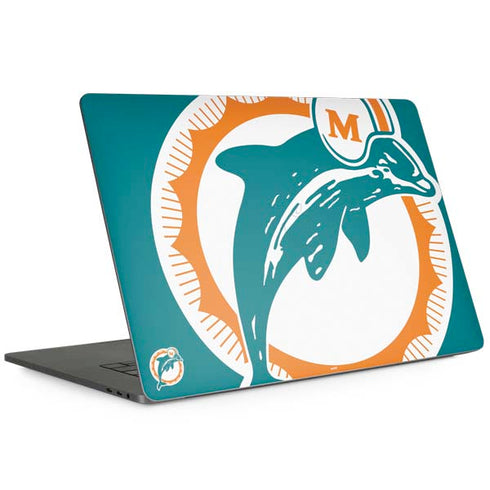 NFL Miami Dolphins Retro Logo Apple MacBook Pro 15-inch Skin