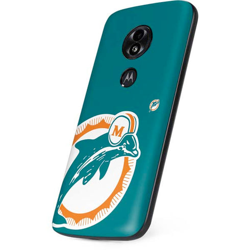 NFL Miami Dolphins Retro Logo Moto E5 Play Skin