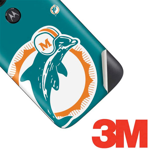 NFL Miami Dolphins Retro Logo Moto E5 Play Skin