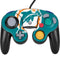 NFL Miami Dolphins Retro Logo Nintendo GameCube Controller Skin