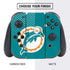 NFL Miami Dolphins Retro Logo Nintendo Switch Bundle Skin