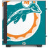 NFL Miami Dolphins Retro Logo NZXT H510 Compact ATX Mid-Tower Case Skin