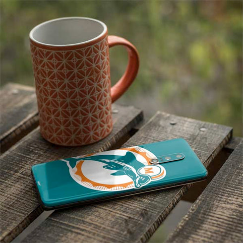 NFL Miami Dolphins Retro Logo OnePlus 7 Pro Skin