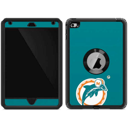 NFL Miami Dolphins Retro Logo Otterbox Defender iPad Skin