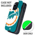 NFL Miami Dolphins Retro Logo Otterbox Defender iPhone Skin