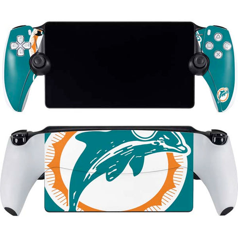 NFL Miami Dolphins Retro Logo PlayStation Portal Remote Player Skin