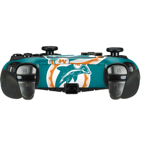 NFL Miami Dolphins Retro Logo PlayStation Scuf Vantage 2 Controller Skin