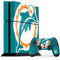 NFL Miami Dolphins Retro Logo PS4 Console and Controller Bundle Skin