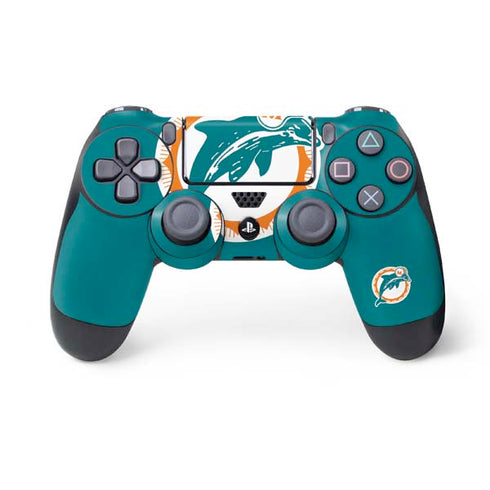 NFL Miami Dolphins Retro Logo PS4 Controller Skin