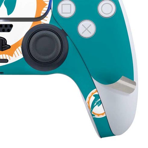 NFL Miami Dolphins Retro Logo PS5 Bundle Skin