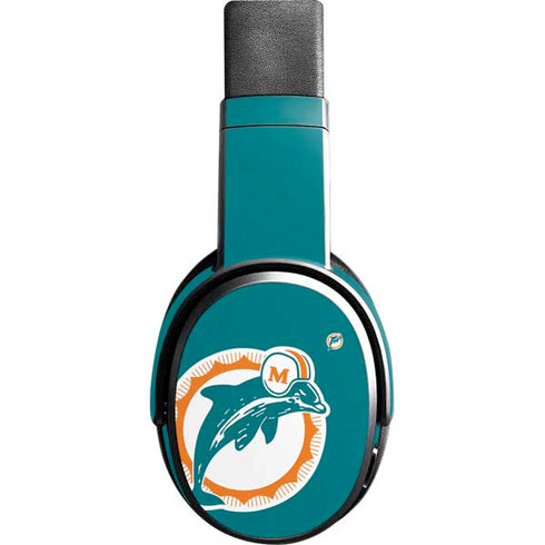 NFL Miami Dolphins Retro Logo Skullcandy Crusher Wireless Skin
