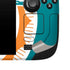 NFL Miami Dolphins Retro Logo Steam Deck Handheld Gaming Computer Skin