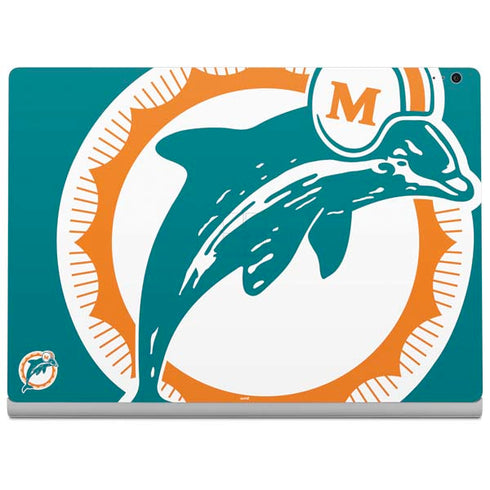 NFL Miami Dolphins Retro Logo Surface Book 2 15in Skin