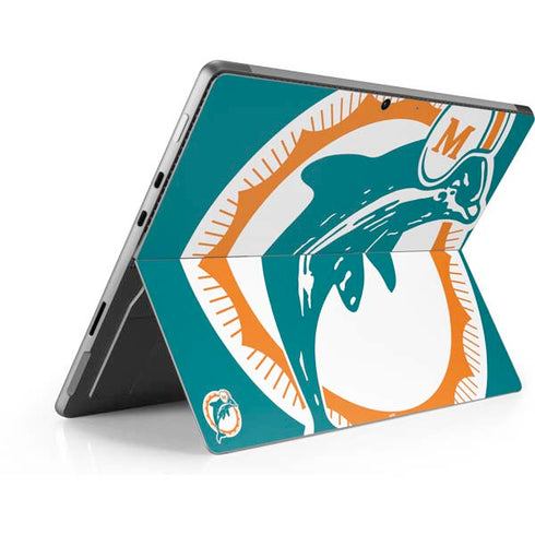 NFL Miami Dolphins Retro Logo Surface Pro 9 Skin