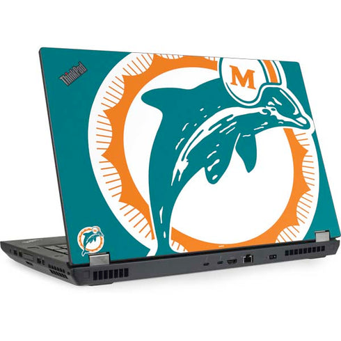 NFL Miami Dolphins Retro Logo Lenovo ThinkPad Skin