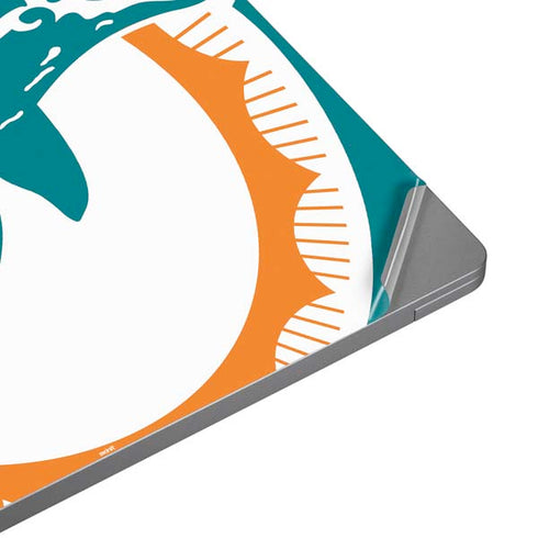 NFL Miami Dolphins Retro Logo Universal Laptop 14in (11.4 x 8.2in) Skin