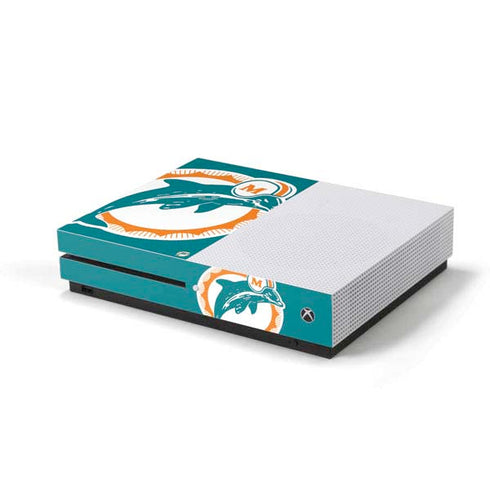 NFL Miami Dolphins Retro Logo Xbox One S Console Skin