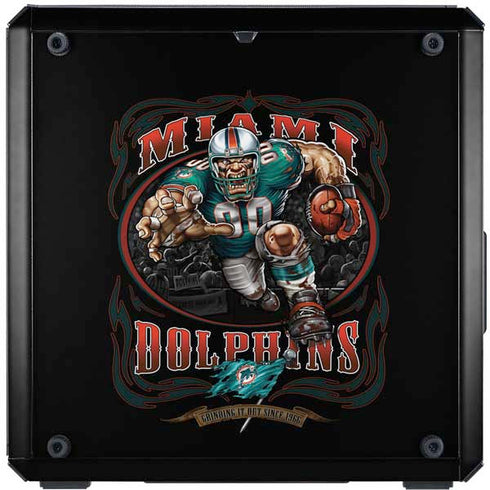 Liquid Blue NFL Miami Dolphins Running Back Cooler Master MasterBox Q300L Mini Tower Skin