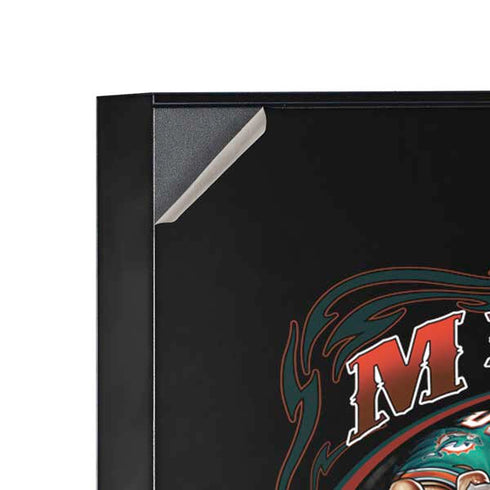 Liquid Blue NFL Miami Dolphins Running Back Corsair 4000D Tempered Glass Mid-Tower ATX Case Skin