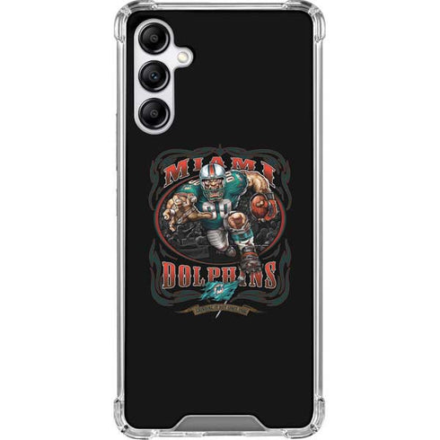 Liquid Blue NFL Miami Dolphins Running Back Galaxy A14 5G Clear Case