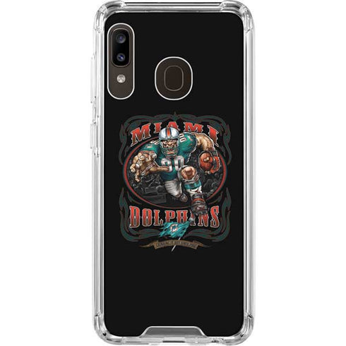 Liquid Blue NFL Miami Dolphins Running Back Galaxy A30 Clear Case