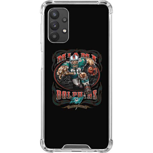Liquid Blue NFL Miami Dolphins Running Back Galaxy A32 5G Clear Case