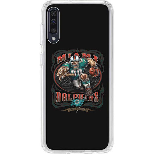 Liquid Blue NFL Miami Dolphins Running Back Galaxy A50 Clear Case