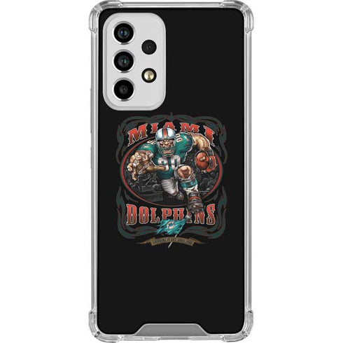 Liquid Blue NFL Miami Dolphins Running Back Galaxy A53 5G Clear Case