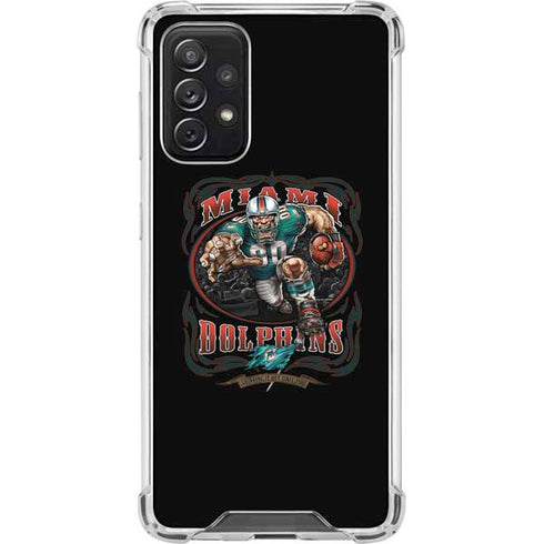 Liquid Blue NFL Miami Dolphins Running Back Galaxy A72 5G Clear Case