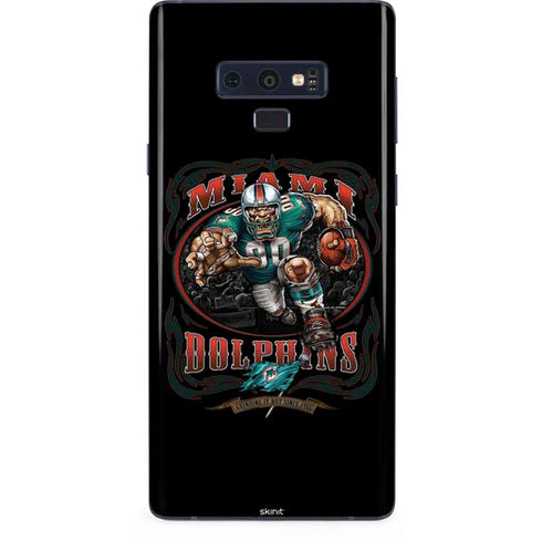 Liquid Blue NFL Miami Dolphins Running Back Galaxy Note 9 Skin
