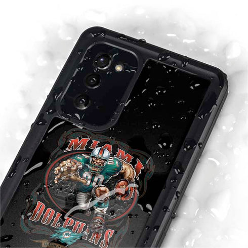 Liquid Blue NFL Miami Dolphins Running Back Galaxy Note20 5G Waterproof Case
