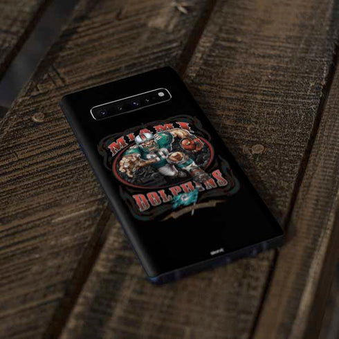 Liquid Blue NFL Miami Dolphins Running Back Galaxy S10 Plus Skin