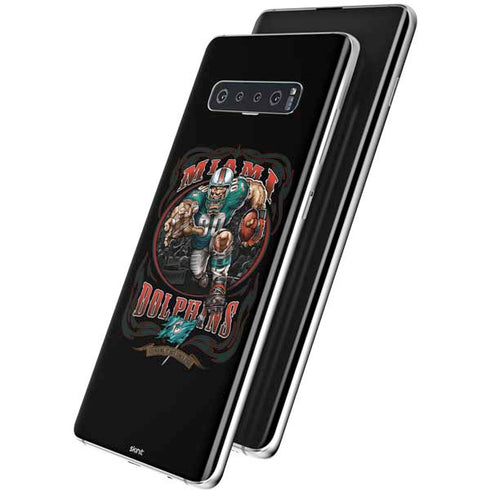 Liquid Blue NFL Miami Dolphins Running Back Galaxy S10 Skin