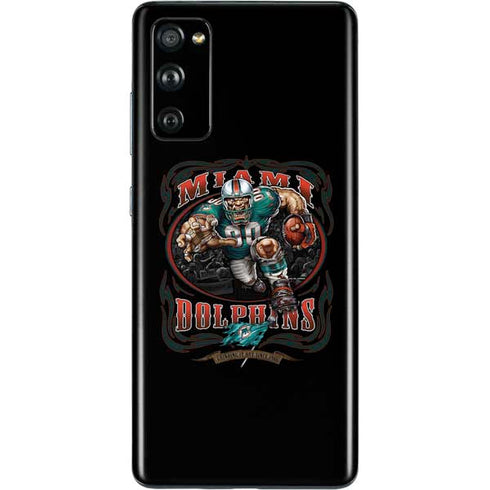 Liquid Blue NFL Miami Dolphins Running Back Galaxy S20 Fan Edition Skin